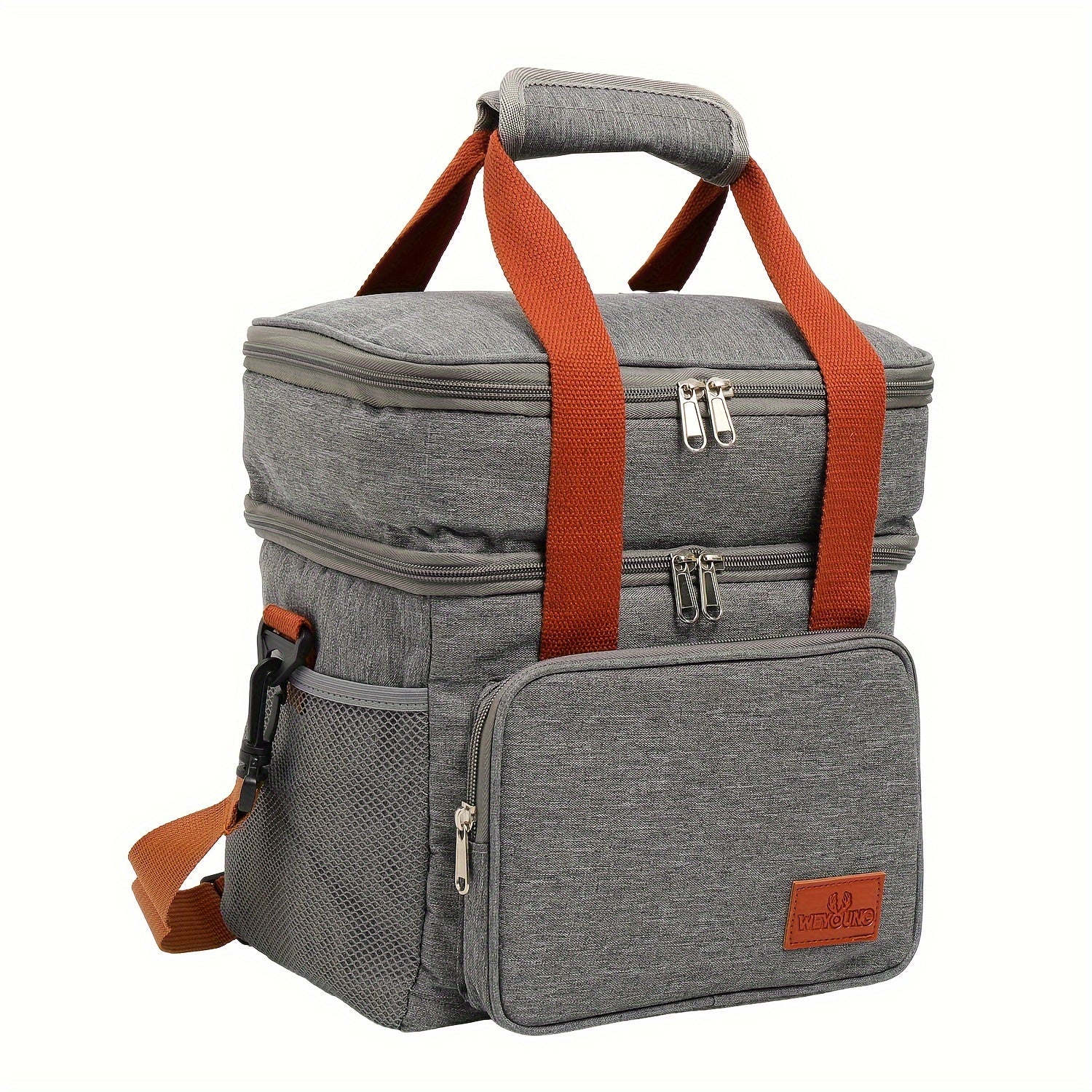 Insulated Lunch Bag Large Cooler Bag For Women Men Reusable Adjustable Strap