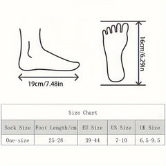 5 Pairs Men's Cartoon Crew Socks Warm Comfy Casual Unisex Outdoor Wearing