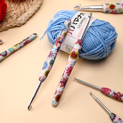 14pcs Crochet Hook Set Soft Handle For Arthritic Hands 2-10mm