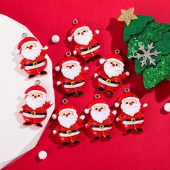 Y2K Anime Santa Claus Charms Pendant DIY Jewelry Accessories