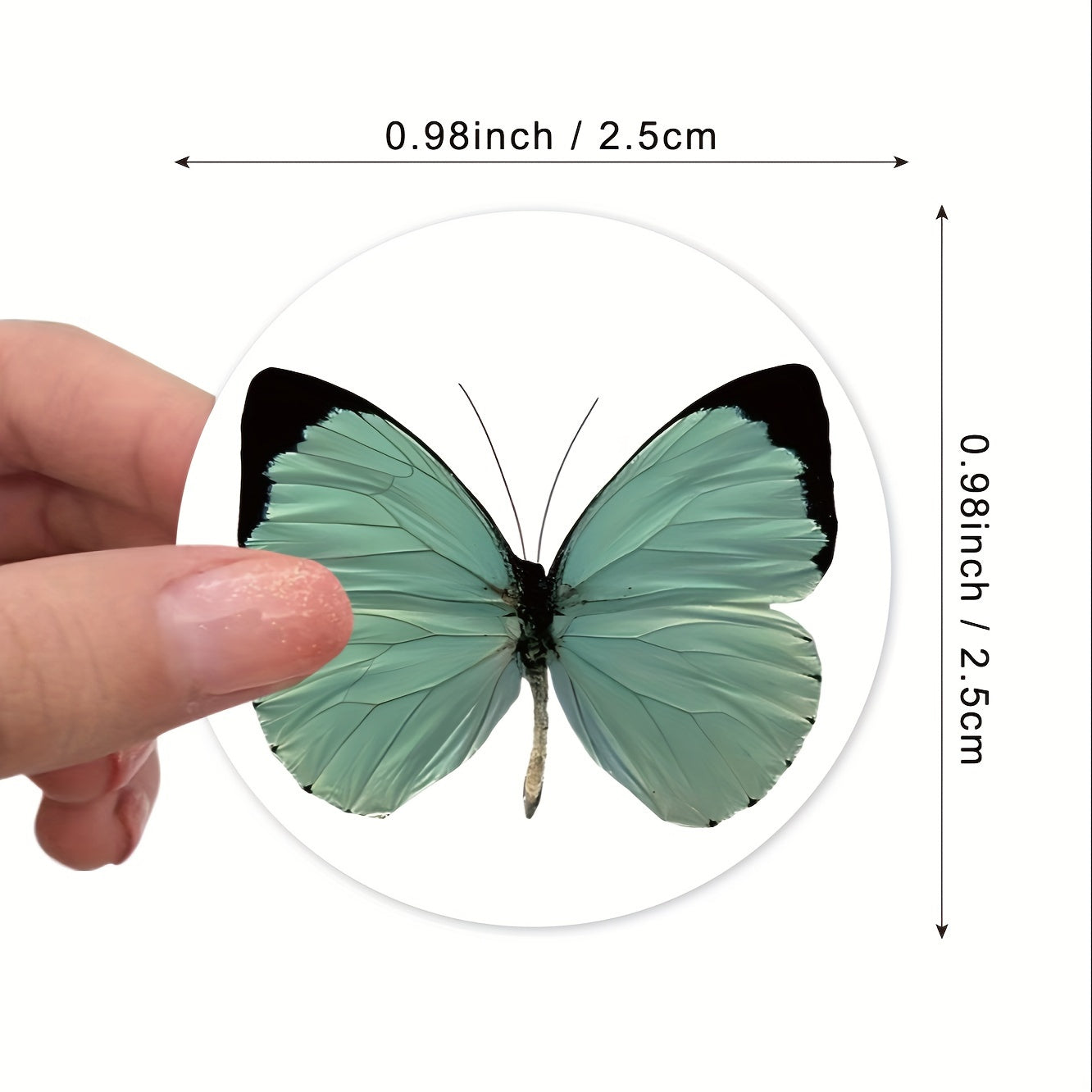 200pcs Butterfly and Rainbow Stickers