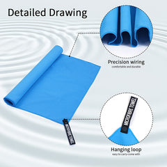 Microfiber Quick Drying Towel for Outdoor Sports with Hanging Rope