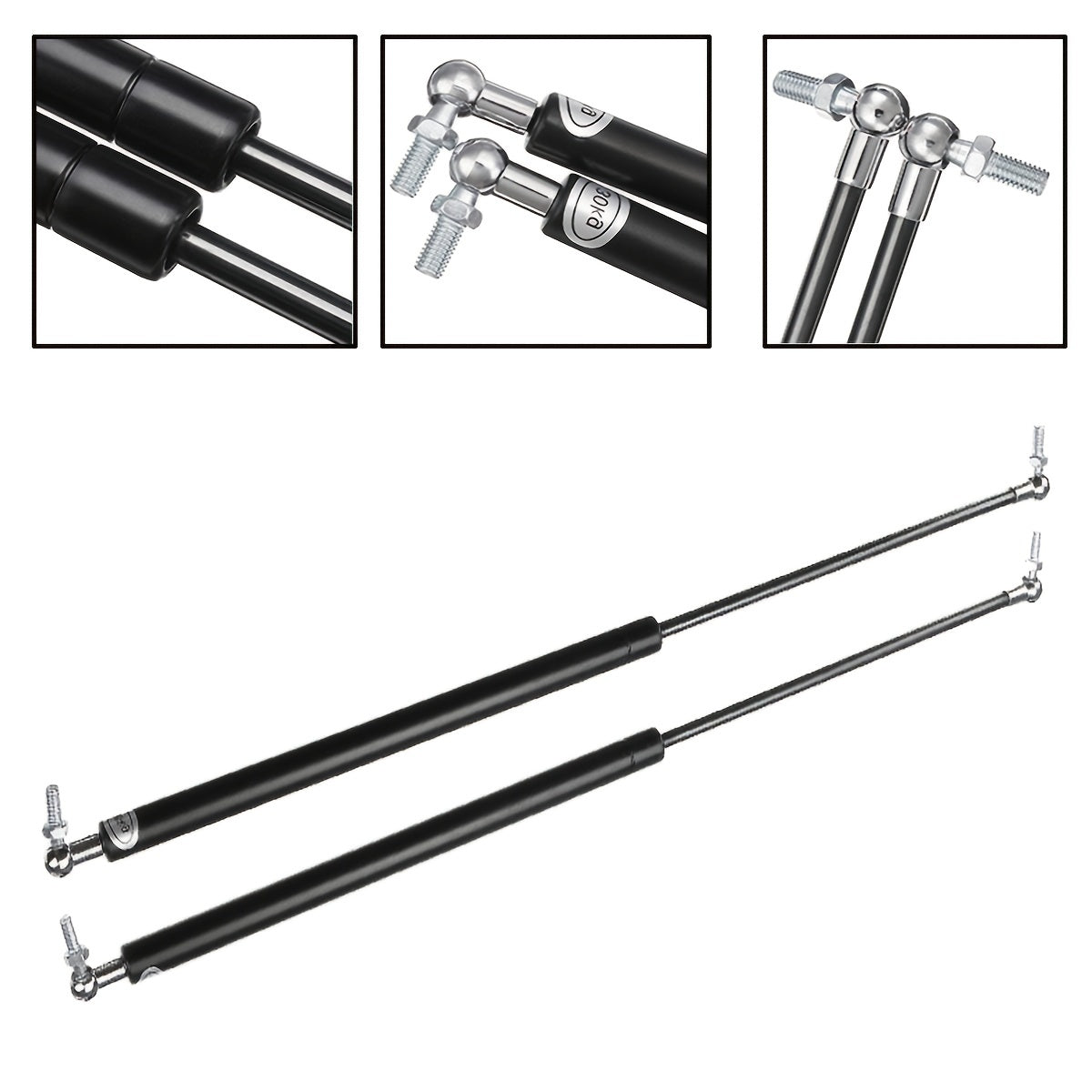 2pcs 300N Car Gas Struts 300 600mm Boost Your Trunk & Bonnet's Performance