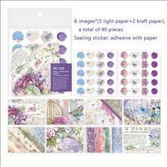 40pcs Mini Envelopes Gift Card Retro Business Card Storage
