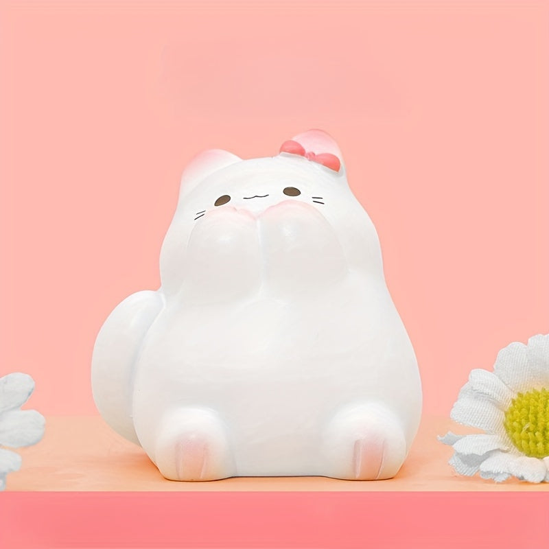 Cartoon Cat Mini Ornament Resin Craft