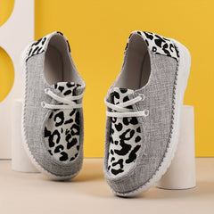 Girl's Canvas Loafer Shoes Slip On Casual Sneakers