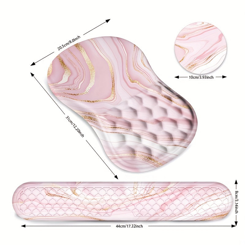 Ergonomic Mouse Pad with Wrist Rest Support