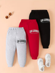 Baby Boys LA CA Sweatpants Casual Soft Cotton Trousers