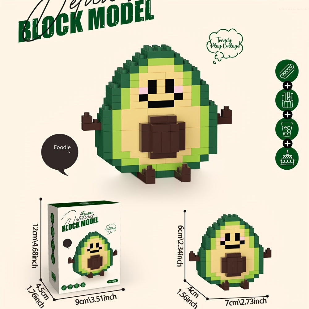 Building Block Toys Happy Food Play Series