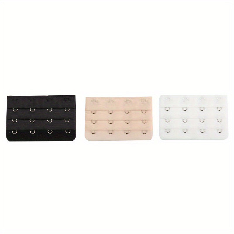 3pcs Bra Extenders Hooks for Braless Look Women's Lingerie