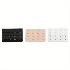 3pcs Bra Extenders Hooks for Braless Look Women's Lingerie