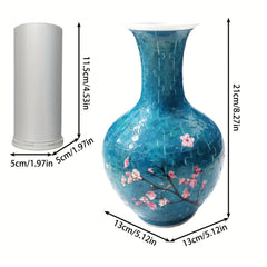 MIANQI 3D Puzzle Vase Floral Pattern No Batteries Needed Brain Teaser