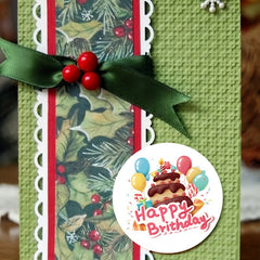 500pcs Happy Birthday Stickers Cake Party Decoration Wedding Wishes Label Roll