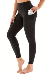 Women's Skinny Leggings with Pockets - Ideal for Yoga & Fitness