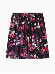 Floral Print Lounge Shorts Set