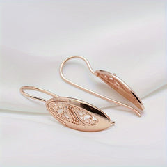 Vintage Cutout Pattern Earrings Golden Daily Party Jewelry