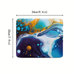 Fluid Painting Series Small Desktop Mouse Pad Office Home Computer Accessories