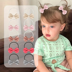 Rabbit Ears Hair Tie Glitter Bowknot Headwear for Baby Girls