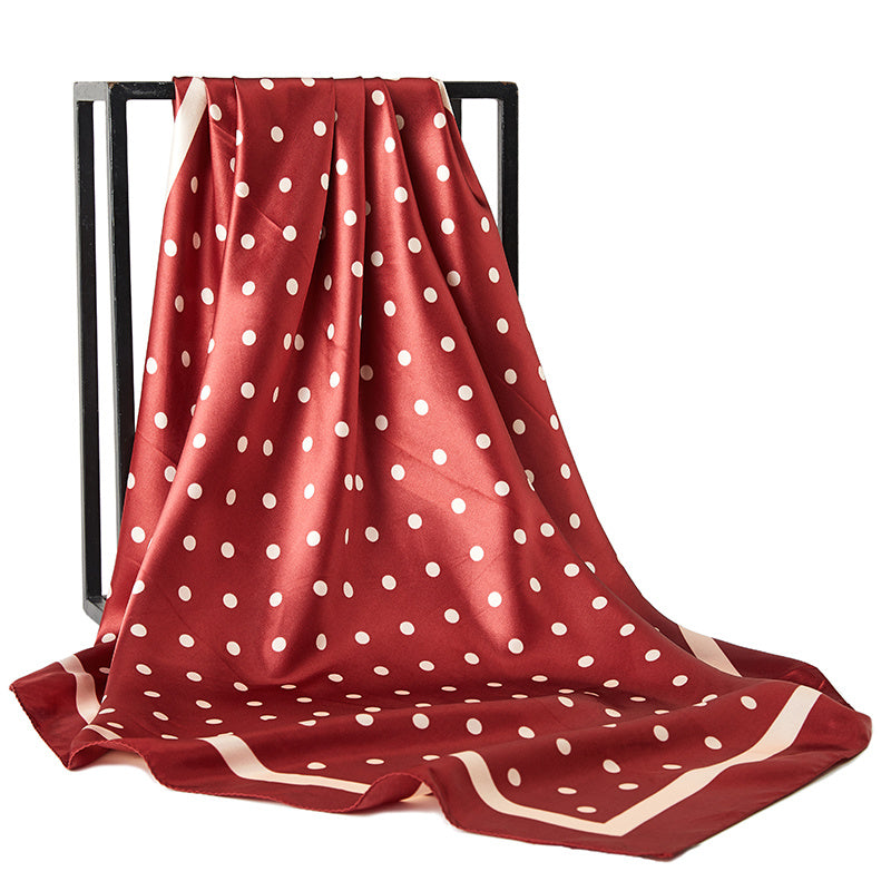 Dot Scarf Multicolor Women's Warm Shawl