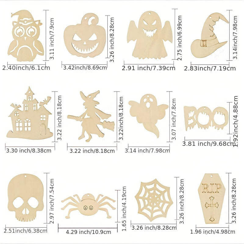 Halloween Wooden Earring Making Kit - DIY Craft Jewelry