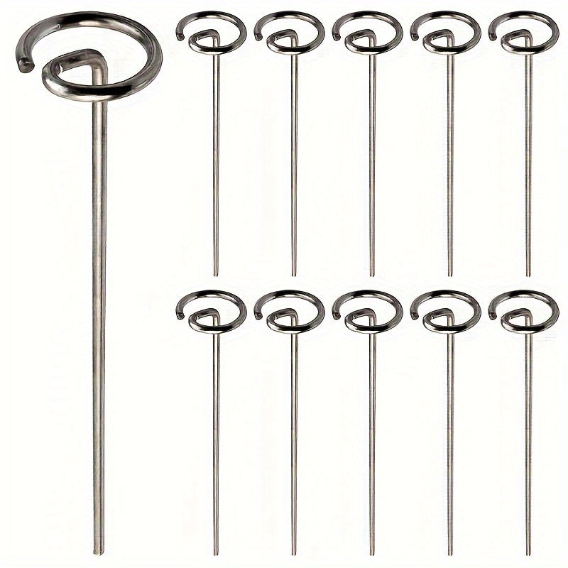 10PCS G Type Turf Nails Ground Stake for Gardening Grass Cloth