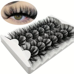 Fluffy 25mm 9D Volume Faux Mink Lashes Halloween Cosmetics