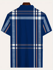 Men's Plaid Casual Comfy Custom Fit Shirt