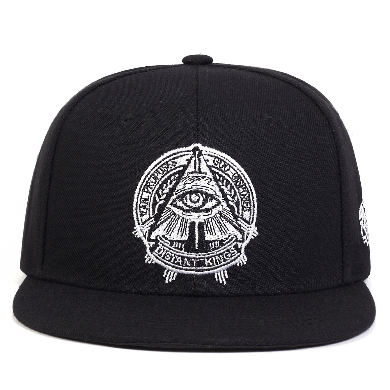 God's Eye Embroidered Men's Hip Hop Flat Brim Hat