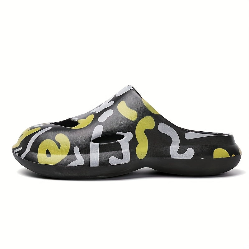 Men's & Women's Clogs Letter Print Garden Shoes Comfortable Lightweight Sandals