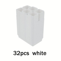 32pc Tool Storage Tray Plastic Organizer Garage Parts Storage Bin