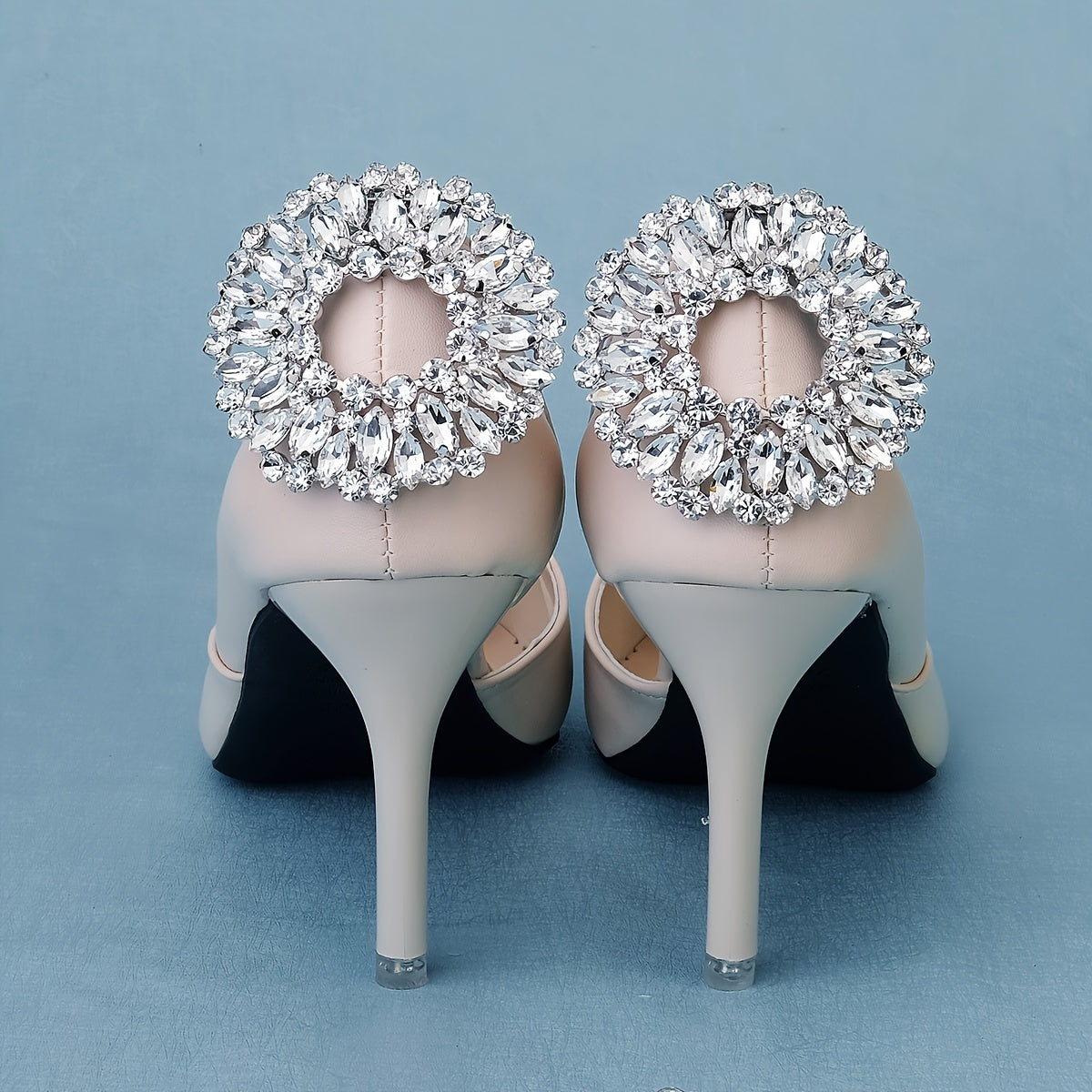 Crystal Shoe Clips Rhinestone Shoe Buckles DIY Wedding Party Decoration