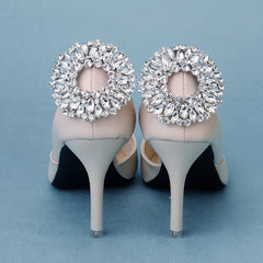 Crystal Shoe Clips Rhinestone Shoe Buckles DIY Wedding Party Decoration