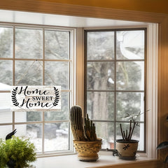 Warm Wooden Wall Door Hanging Ornament Square Wood Sign Hanging Sign