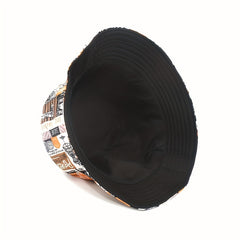 Hip Hop Graffiti Bucket Hat Reversible Lightweight Fisherman Cap