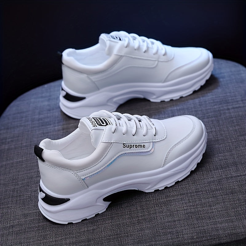 Women's Letter Soft Sole Running Shoes Athletic Sneakers