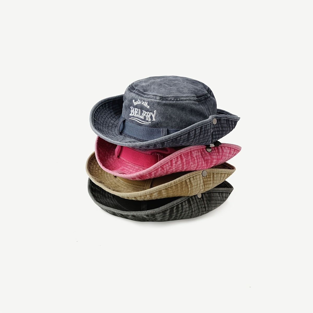 Women's Washed Bucket Hat Camping Sun Hat