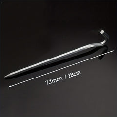 8PCS Aluminium Tent Stakes Pegs 17.78cm Hexagon Rod Nail Garden Stakes