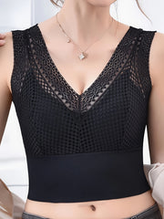 Comfy Lace Push Up Bra, Wireless