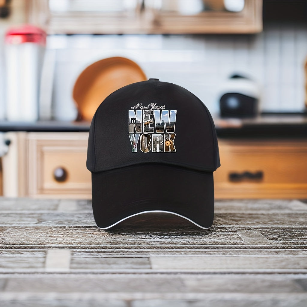 York Alphabet Mens Baseball Cap Party Hat Outdoor Leisure Adjustable