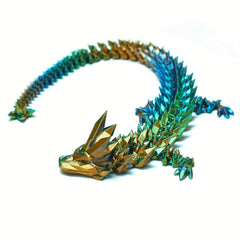 3D Printed Dragon Laser Crystal Collectible Toy Home Decoration