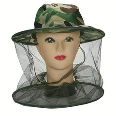 Anti Mosquito Head Net Hat Sun Hat Bug Hat