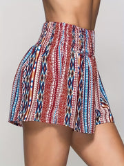 Geo Print High Waist Shorts for Spring & Summer