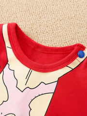 Muscle Anime Funny Long Sleeved Baby Jumpsuit Cotton Romper