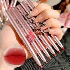 Rotating Lip Liner Lipstick Pen Waterproof Matte