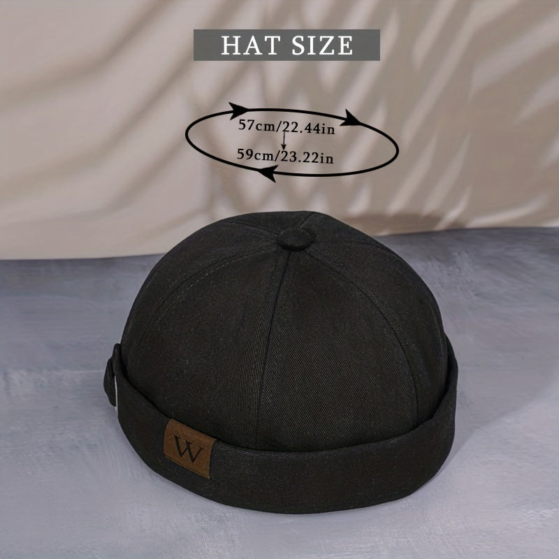 Letter Patch Docker Hat Christmas Gift For Him Her