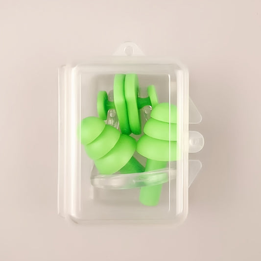 Nose Clip And Earplugs Set with Storage Box Swimming Supplies