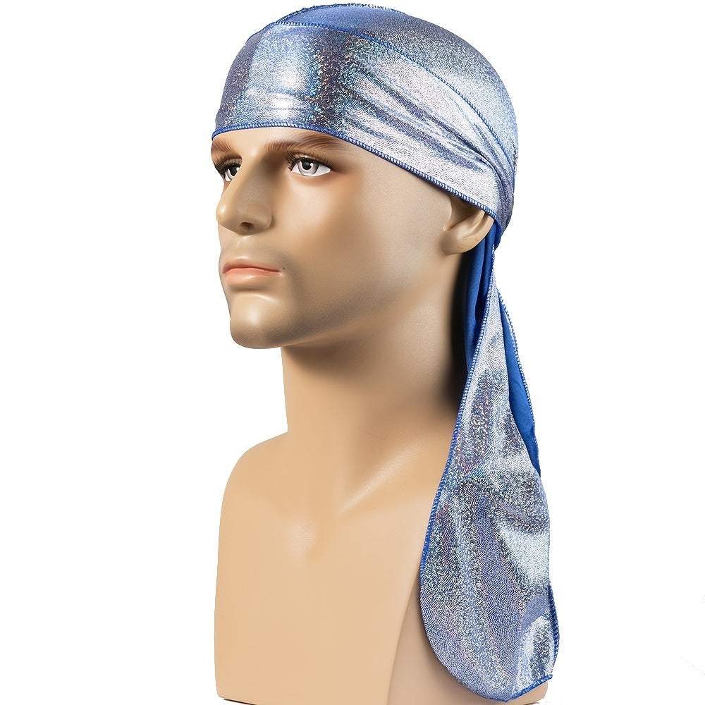 Plated Durag Pirate Hat Men Street Dress Bandana