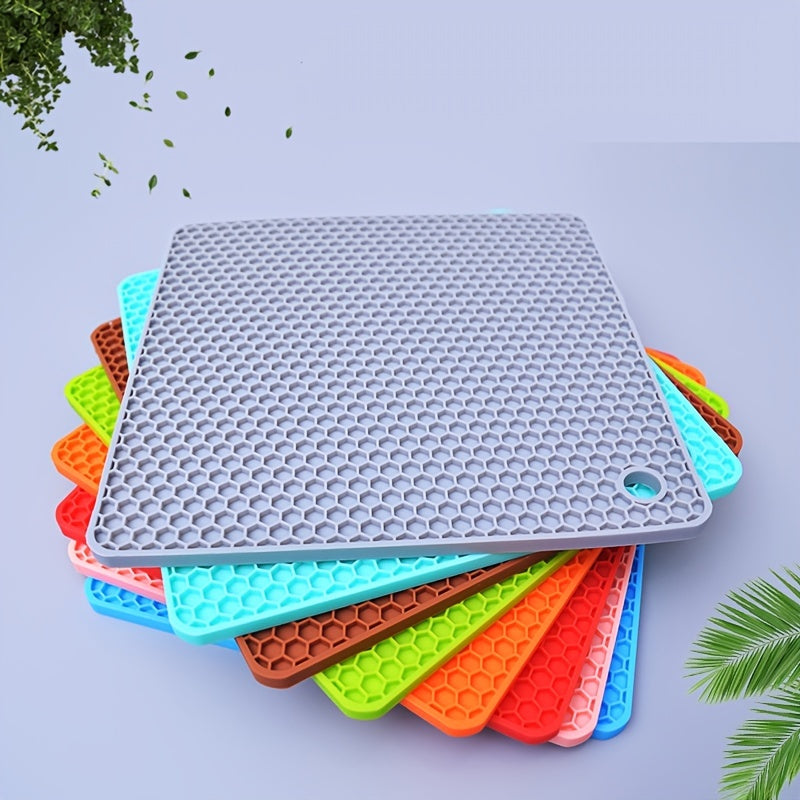 Silicone Honeycomb Trivet Mat Heat Insulation Pot Holder