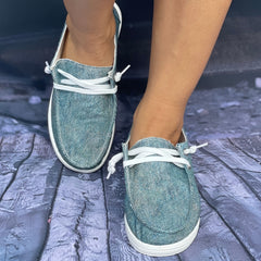 Women's Flat Walking Shoes Lightweight Slip On Shoes
