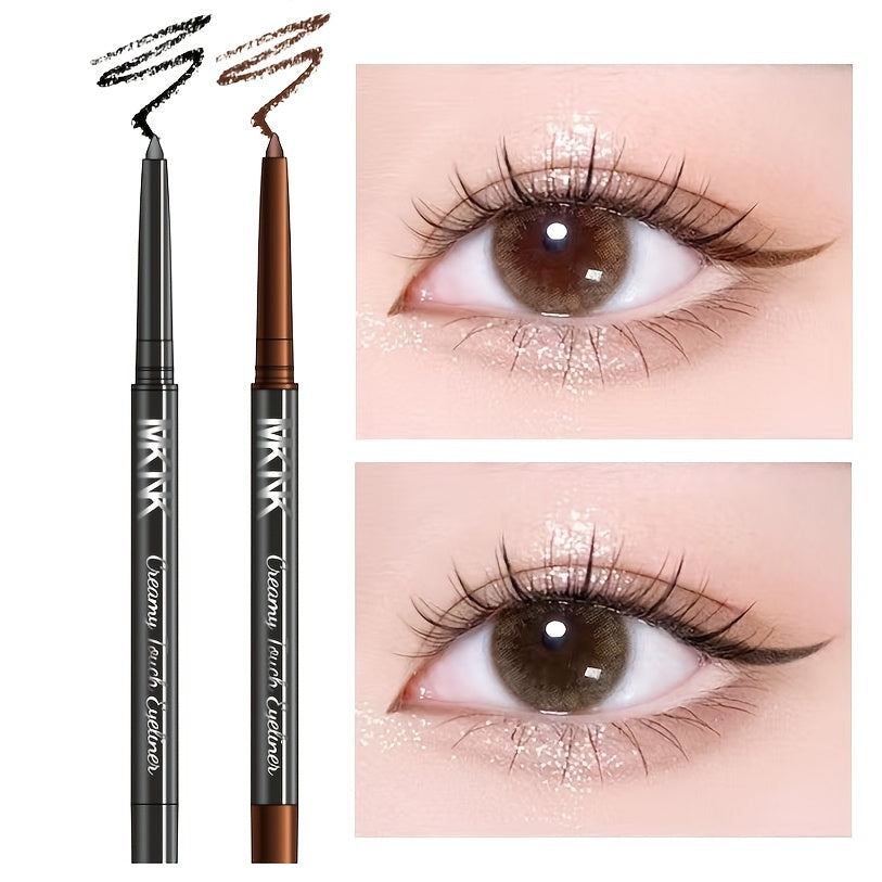 3 Colors Eyeliner Gel Pen Waterproof Automatic Smudge Proof